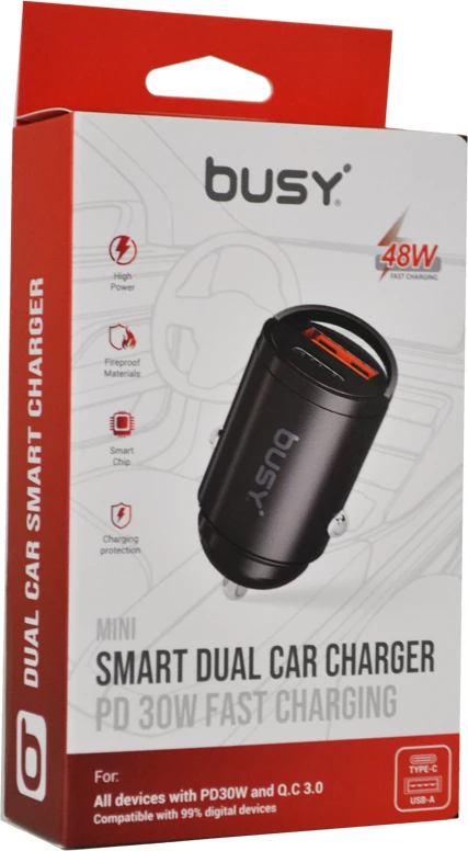 Busy Mbushes per veture mini metal 30W 