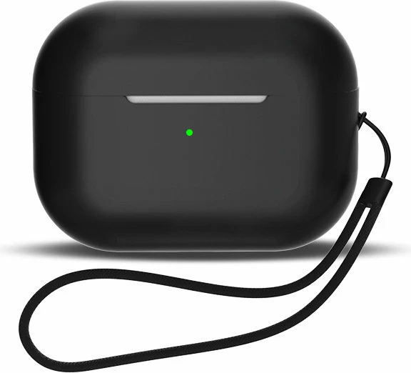 Mbështjellës Hurtel për AirPods 1/2 me rrip dore, i zi