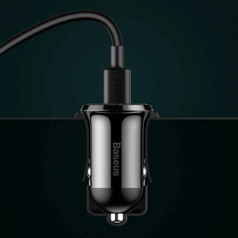 Karikues veture Baseus Grain Pro 2x USB-A 24W 4.8A 12/24V, i zi