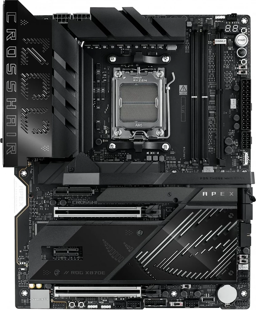 Pllakë amë ASUS ROG CROSSHAIR X870E APEX, Socket AM5, ATX, e zezë