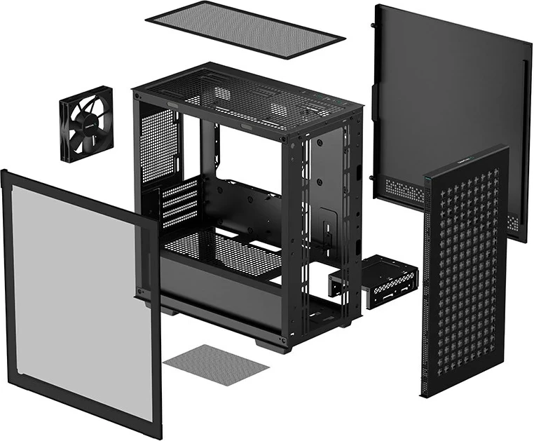 Kasë DEEPCOOL CH370 Mini Tower, e zezë