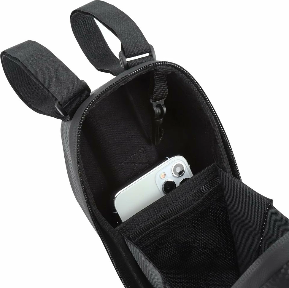 Çantë timoni për trotinet Wozinsky WSB3BK, 2L, EVA, e zezë