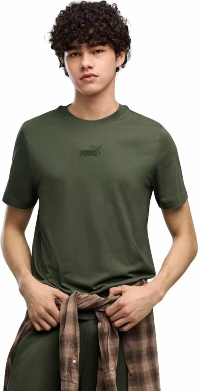 Maicë për meshkuj Puma ESS Small No. 1 Logo Centered Tee 692912 86, e gjelbër e errët