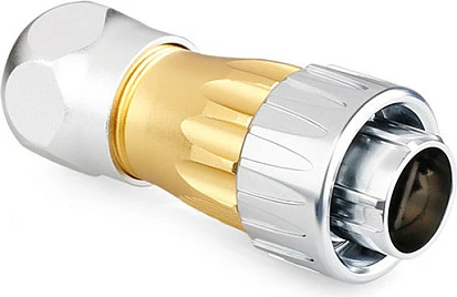 Steker industrial RJ45 GoodConnections S3, IP65/IP67, straight, ari/gri