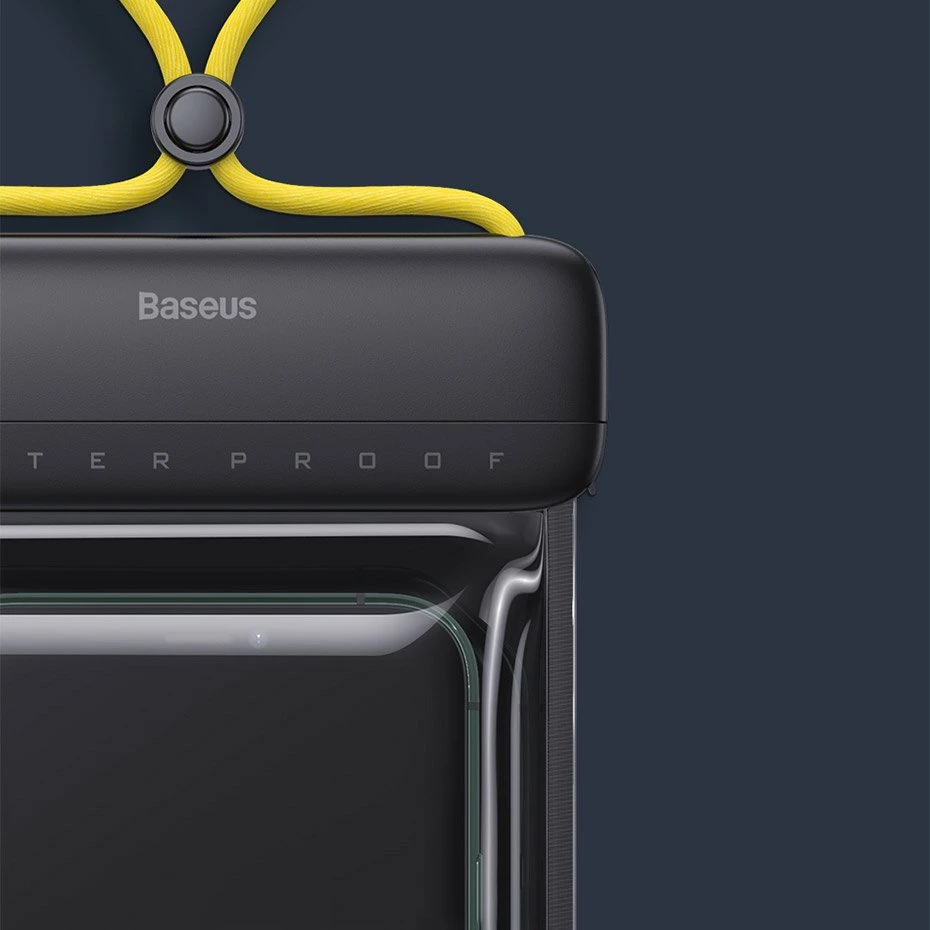 Mbështjellës universal Baseus Let's go Slip Cover Waterproof Bag për celular deri 7.2 inç, IPX8, Bardhë