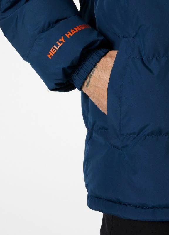 Jakne për meshkuj Helly Hansen YU 23 Revesible Puffer, ngjyrë vjollcë dhe blu marine [Madhësia: L]