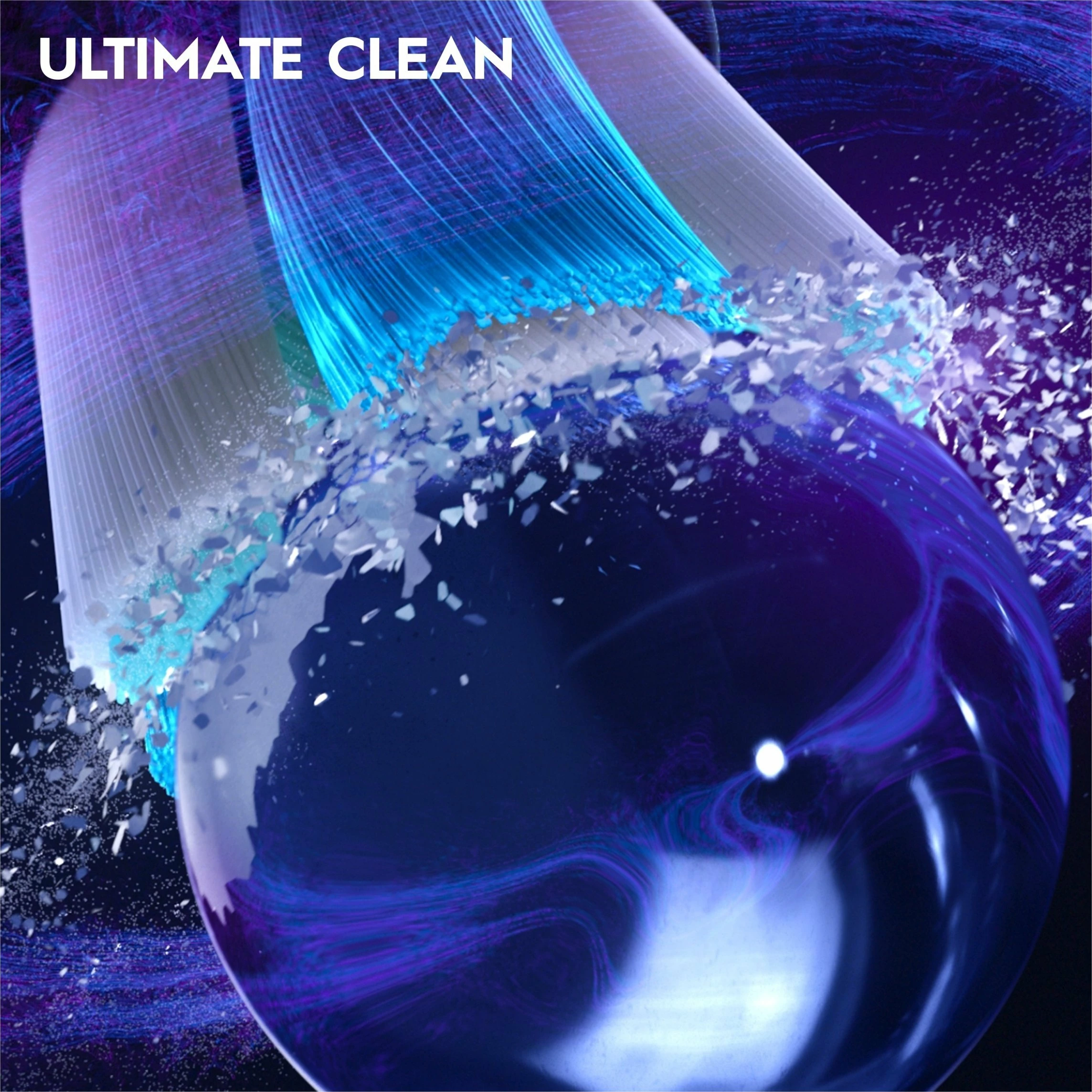 Koka zëvendësuese për furçë elektrike Oral-B iO Ultimate Clean 8 copë, e bardhë