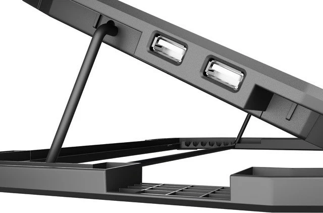 Qëndrim ftohës për laptop Natec Oriole NPL-1926, 15.6-17.3 inç, 3 ventilatorë, i zi