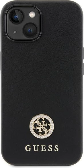 Mbështjellës Guess GUHCP15MPS4DGPK për iPhone 15 Plus 6.7", i zi, hardcase