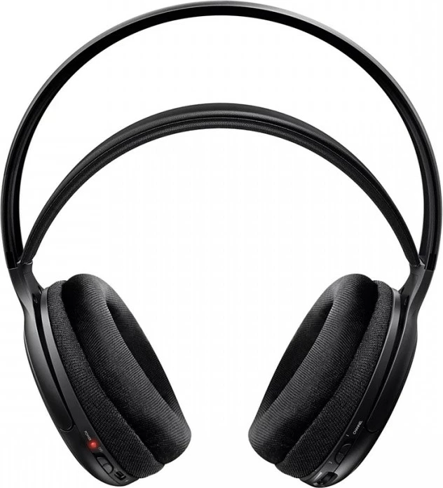 Kufje wireless Philips SHC5200/10 over-ear RF 100 m 14h stereo pa mikrofon, set me bazë, të zeza