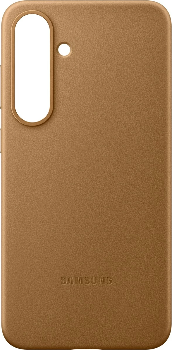 Mbështjellës Samsung Galaxy S25+, lëkurë artificiale, kafe