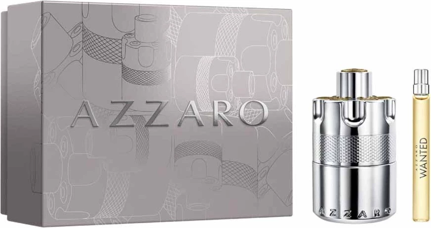 Eau de Parfum për meshkuj Azzaro Wanted set 100ml + 10ml