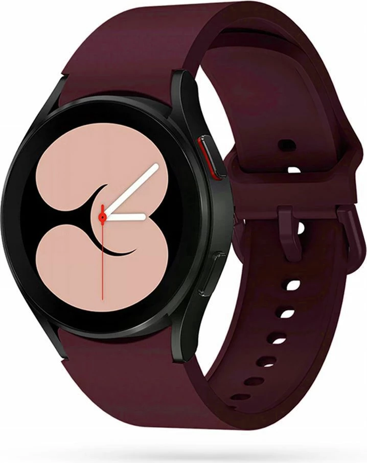 Rrip për smartwatch Tech-Protect IconBand për Samsung Galaxy Watch 4/5/5 Pro/6/7/FE, TPU, i kuq burgundy