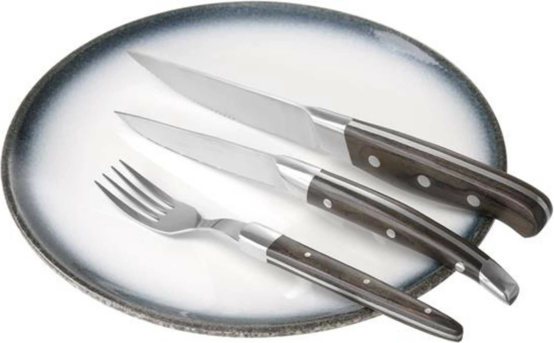 Tas prezentimi i thellë Fine Dine Silk Ø267 mm, gri, set 2 copë