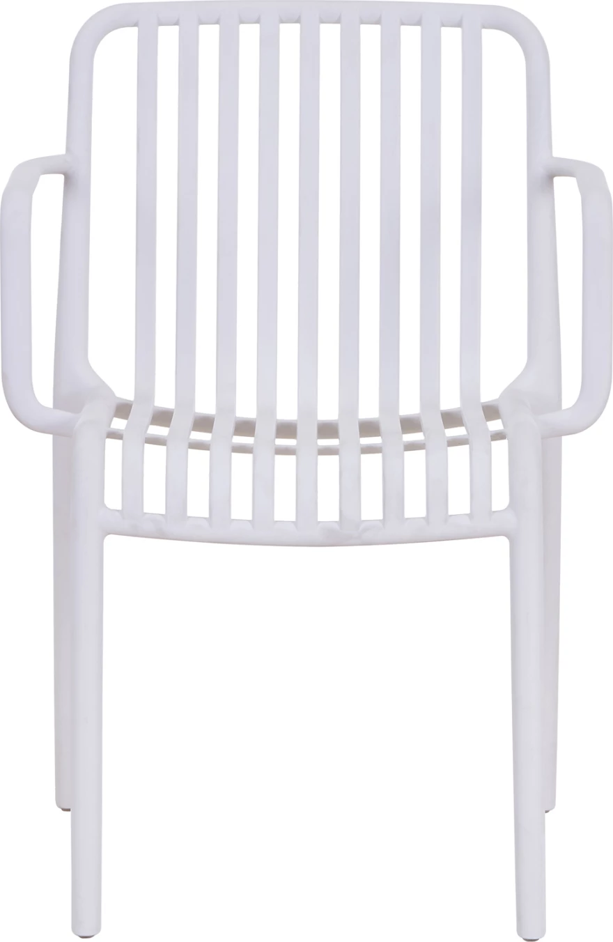 Karrige për jashtë CONVEE FH6105.01 polipropileni e bardhë 55x56x79H cm