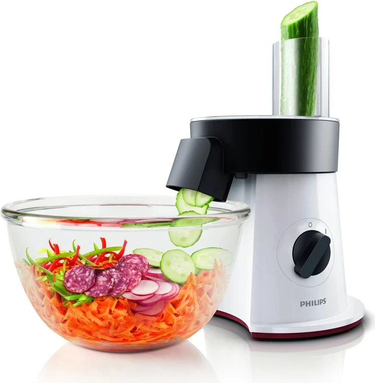 Përpunues sallatash Philips Viva Collection HR1388/80, i zi