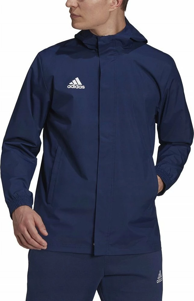 Xhaketë shiu Adidas Entrada 22 IK4011, me kapuç, madhësia M, navy