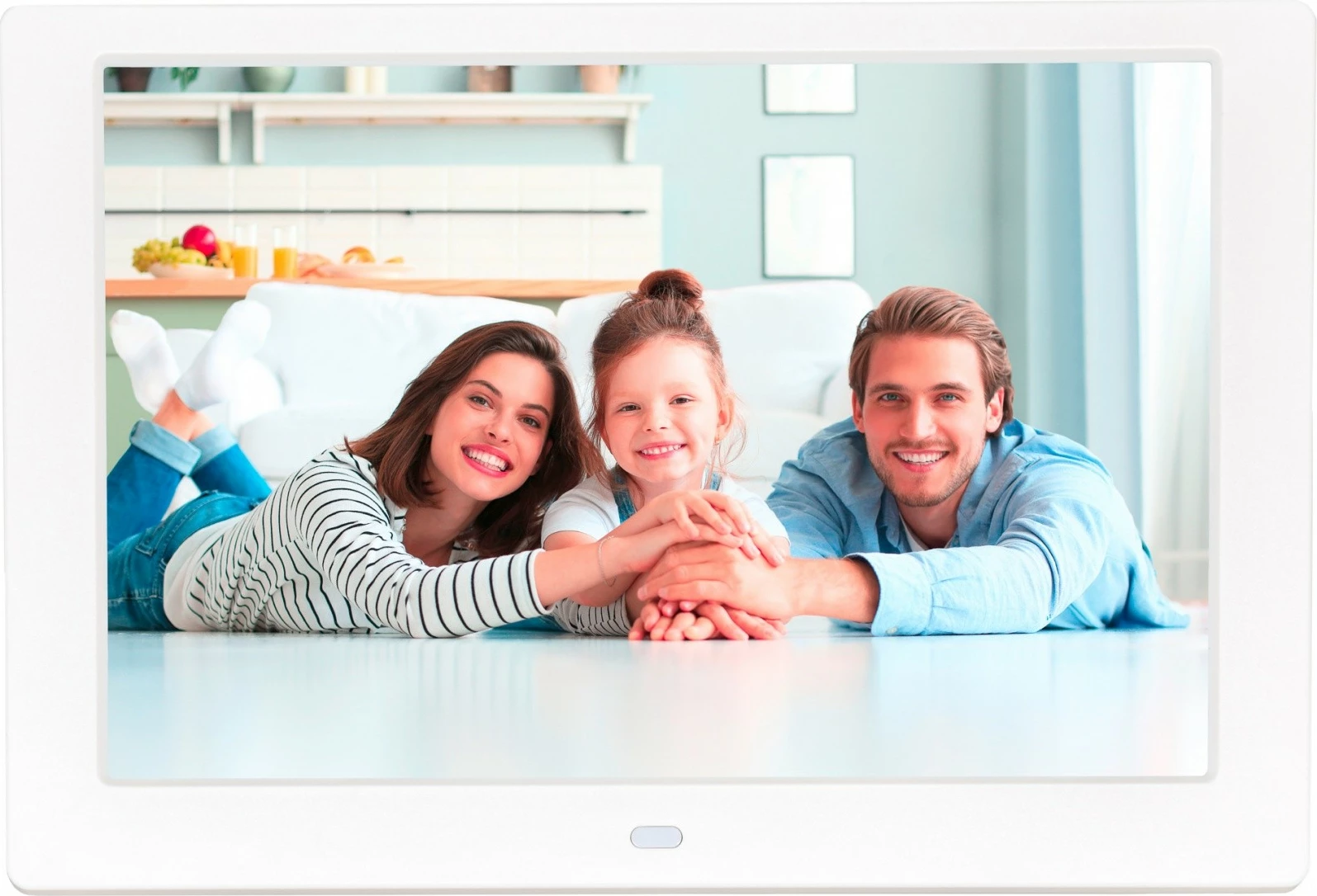 kornizë digjitale për foto/video Sencor SDF 1081 W 10.1\" IPS 1366×768, me telekomandë, e bardhë