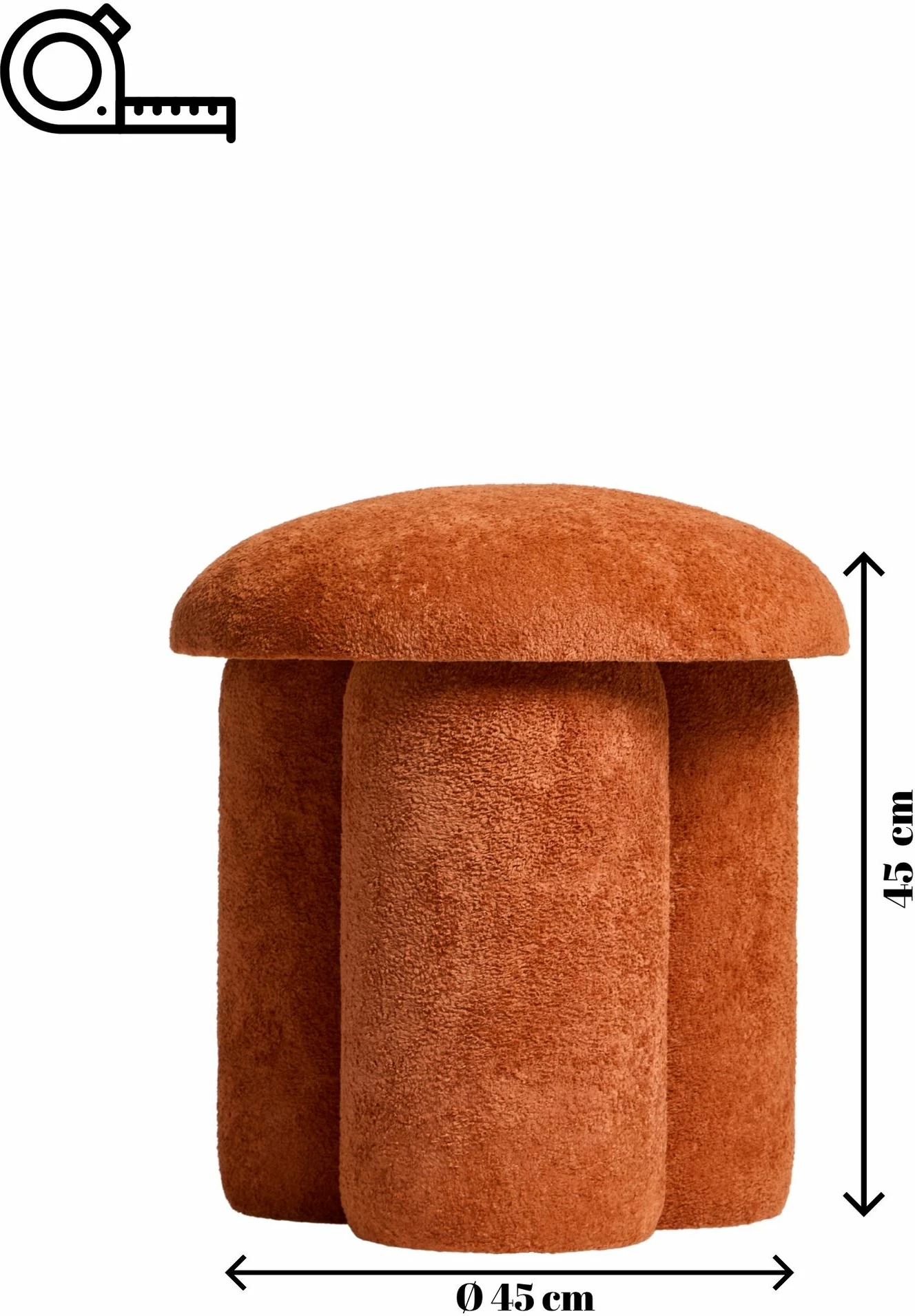 Tufet Magnus, portokalli, Atelier del Sofa