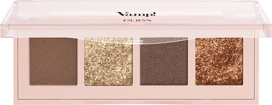 Paletë për sy Pupa Milano Vamp! 002 Gold Bronze për femra, 5.2g