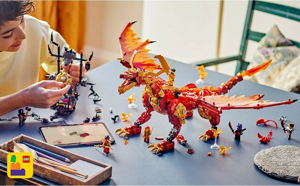 Set ndërtimi LEGO Ninjago 71822 Quelldrache der Bewegung, shumëngjyrësh