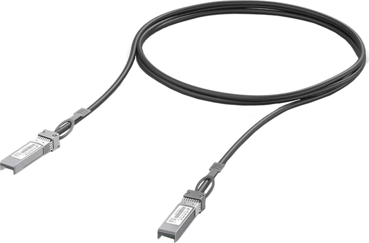 Kablë DAC SFP+ Ubiquiti UACC-DAC-SFP10-1M 10GbE 1 m e zezë
