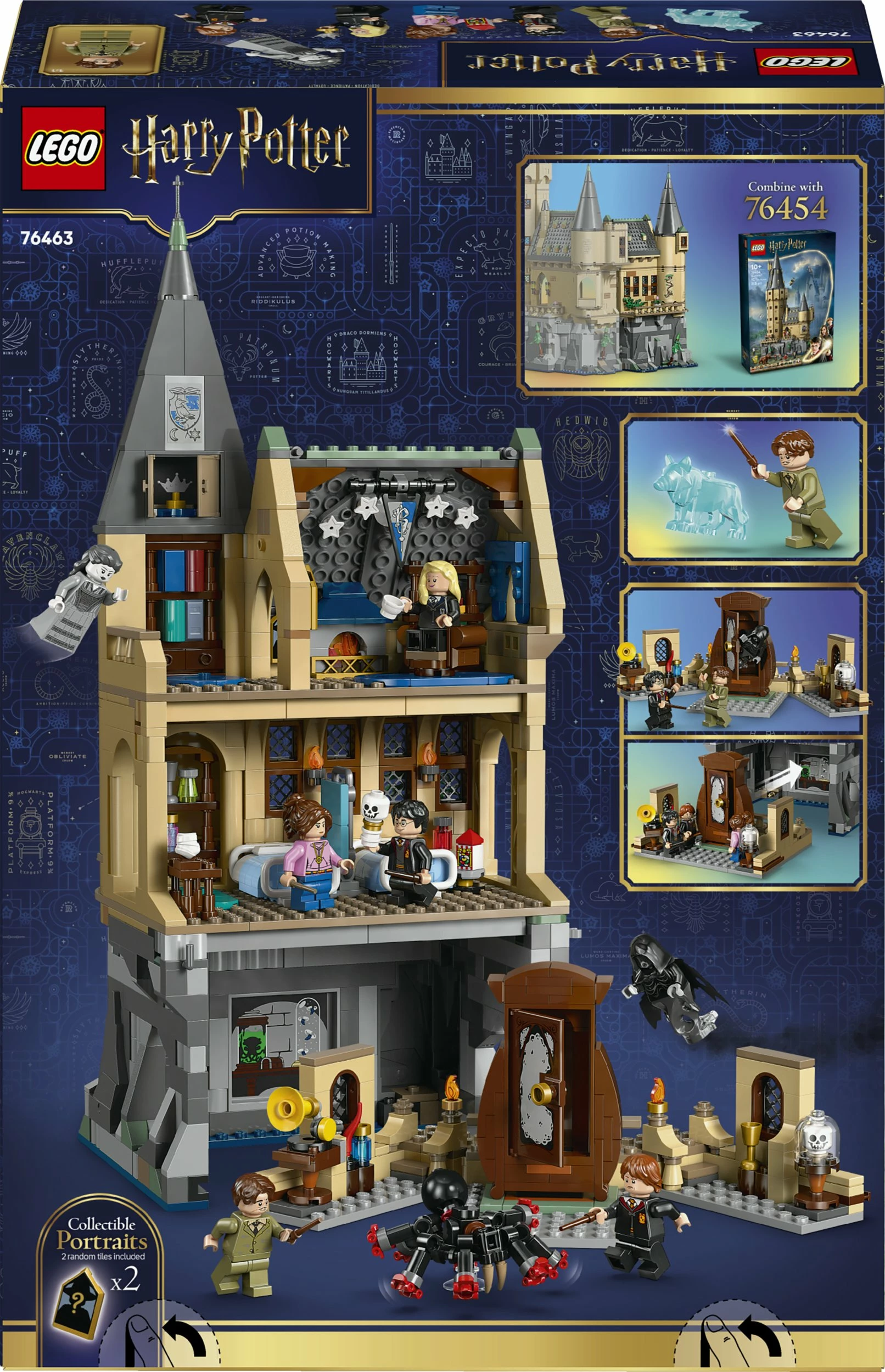 Set ndërtimi LEGO Harry Potter Hogwarts Castle: Hospital Wing 76463, 907 elemente