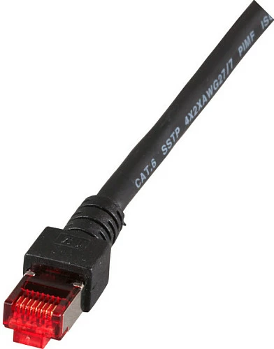 Kabllo rrjeti EFB Elektronik Cat6 RJ45 S/FTP 1m, e zezë