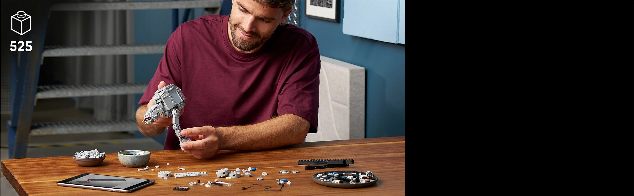 Set ndërtimi LEGO Star Wars AT-AT 75440, 525 copë, 18+, shumëngjyrësh