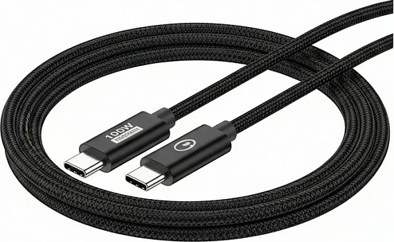 Kabllo USB-C Conceptronic ETTA02B20, 2 m, PD 100W, USB 3.2 Gen 2, e zezë