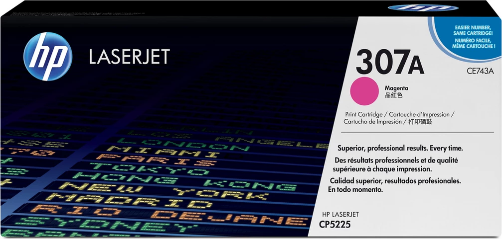 Toner HP 307A CE743A, rendiment 7300 faqe, magenta