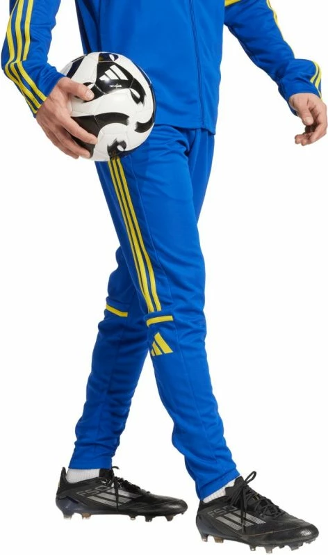 Pantallona për meshkuj adidas, të kaltra-verdhë