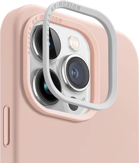 Mbështjellës UNIQ Lino Hue Magclick për iPhone 15 Pro, rozë