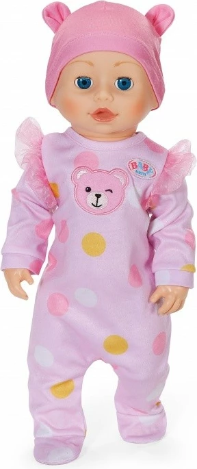 Kukull interaktive Baby Born Emily Walk with Me 43 cm, ecëse, me bateri AA, rozë