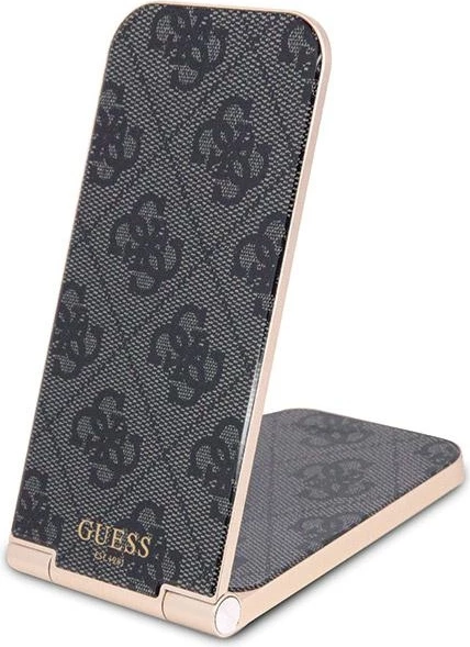 Karikues induktiv i palosshëm 2-në-1, Guess, Pattern MagSafe 4G GUE003428-0, 15W, i zi