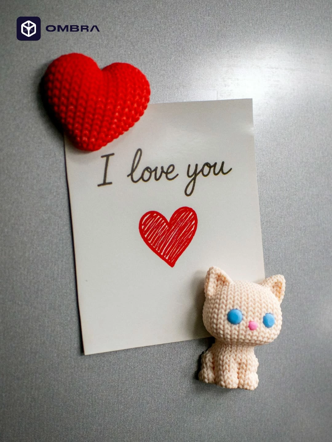 Heart Fridge Magnet - e Kuqe