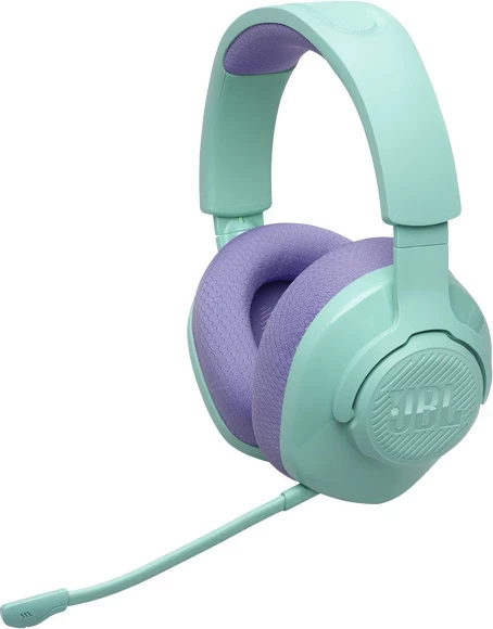 Kufje gaming JBL Quantum 360, wireless (2.4GHz + Bluetooth), 22h bateri, mikrofon i heqshëm, light blue