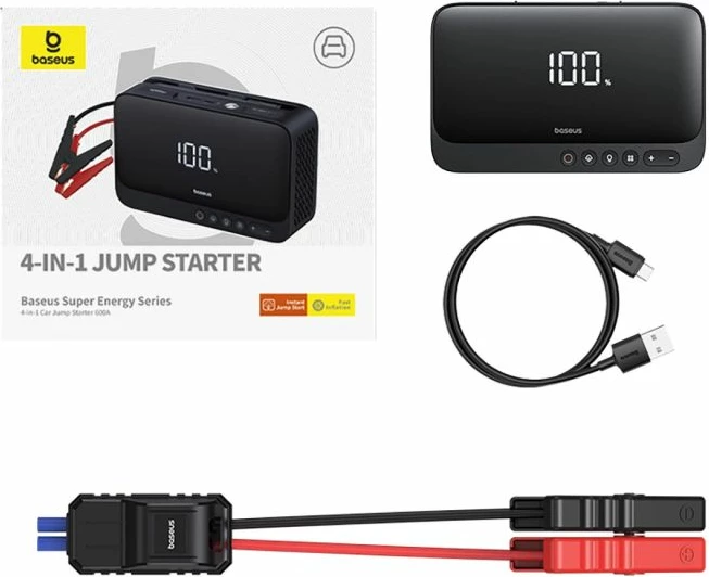 Jump starter Baseus Super Energy BS-CH013 4in1, i zi