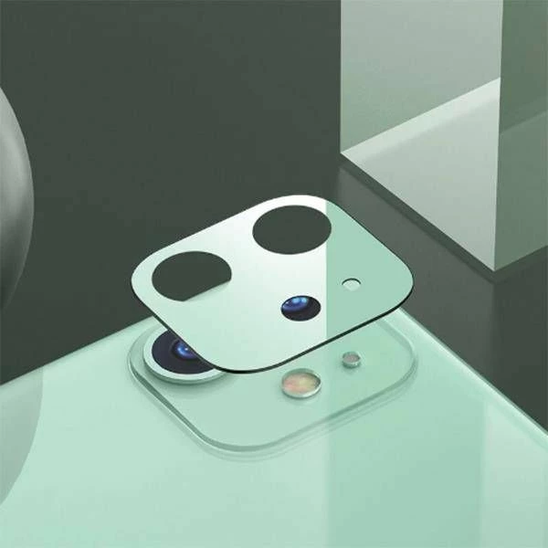 Xham i kalitur për lente kamere Usams BH576JTT03 për iPhone 11, 7-shtresor, i gjelbër