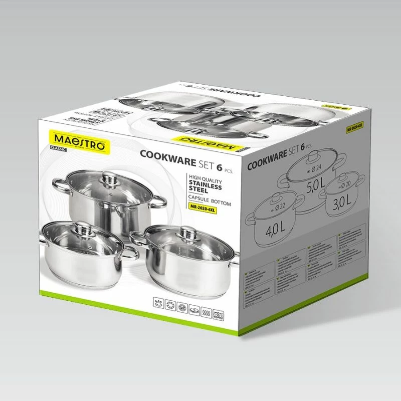 Set tenxheresh MAESTRO MR-2020-6XL, 6 copë