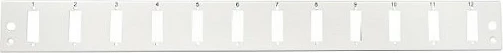 Panel frontale fiber optik EFB Elektronik, 1U, 6 porta SC Duplex/LC Quad, metal, gri