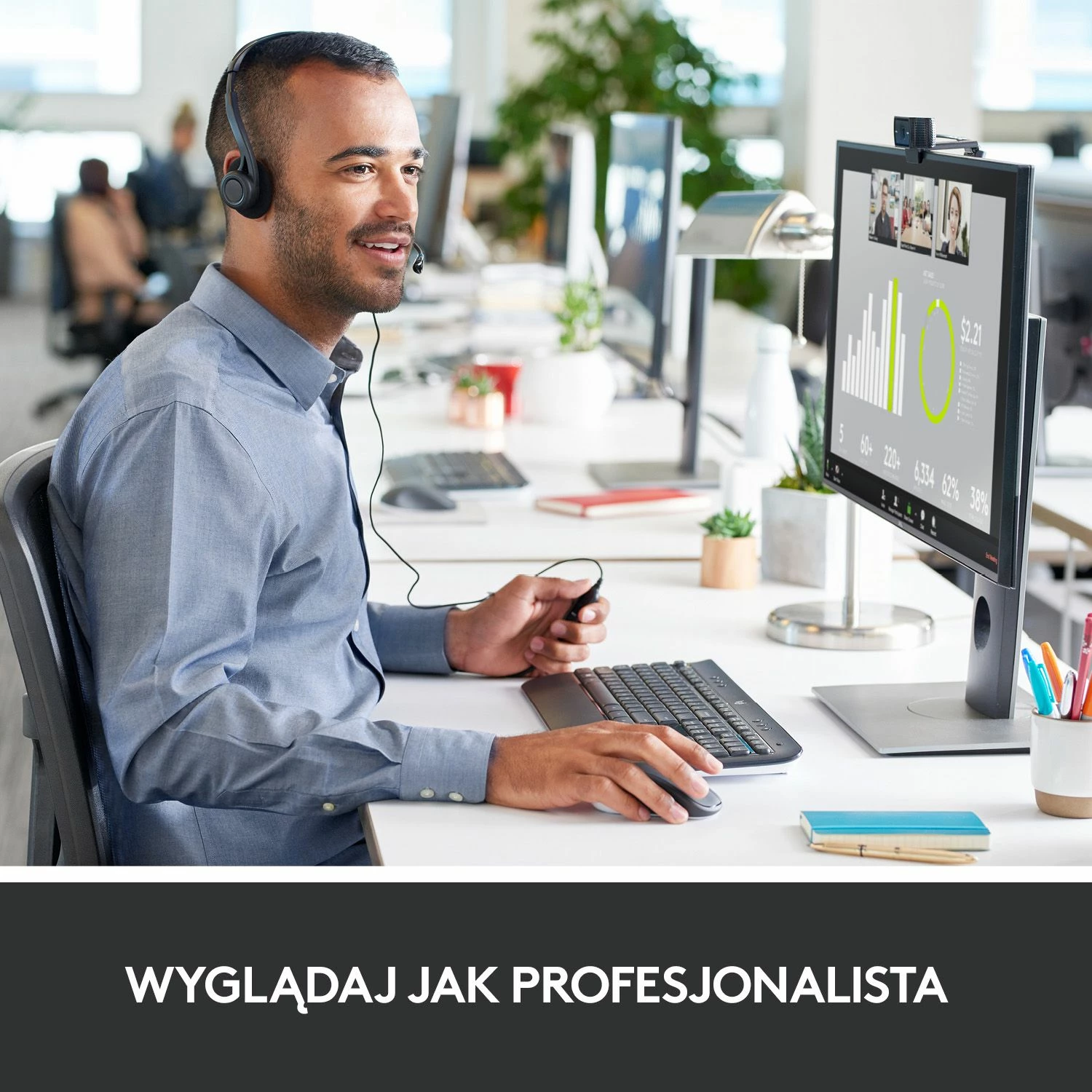 Webkamerë Logitech C920S Pro 1080p USB me mikrofon stereo, e zezë