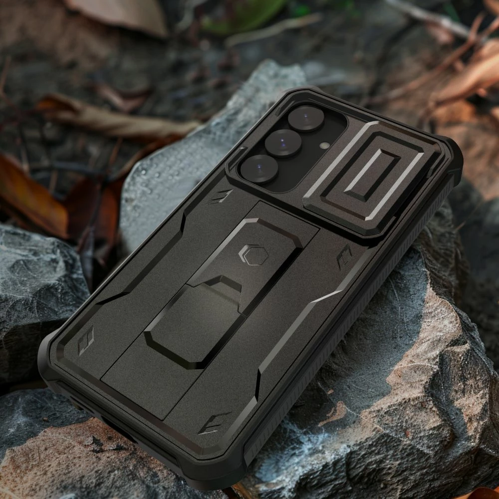 Mbështjellës Tech-Protect Kevlar Cam+ për Samsung Galaxy S25+, i zi