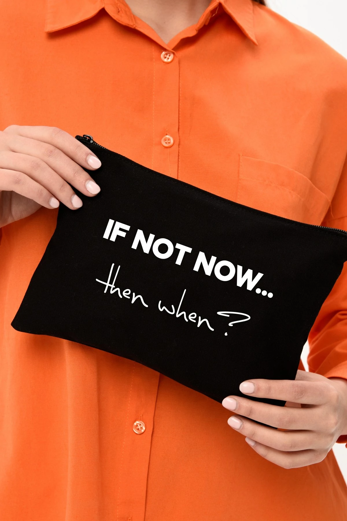 Qese për make-up Zoozie Bags, 1815, e zezë, 25x18cm