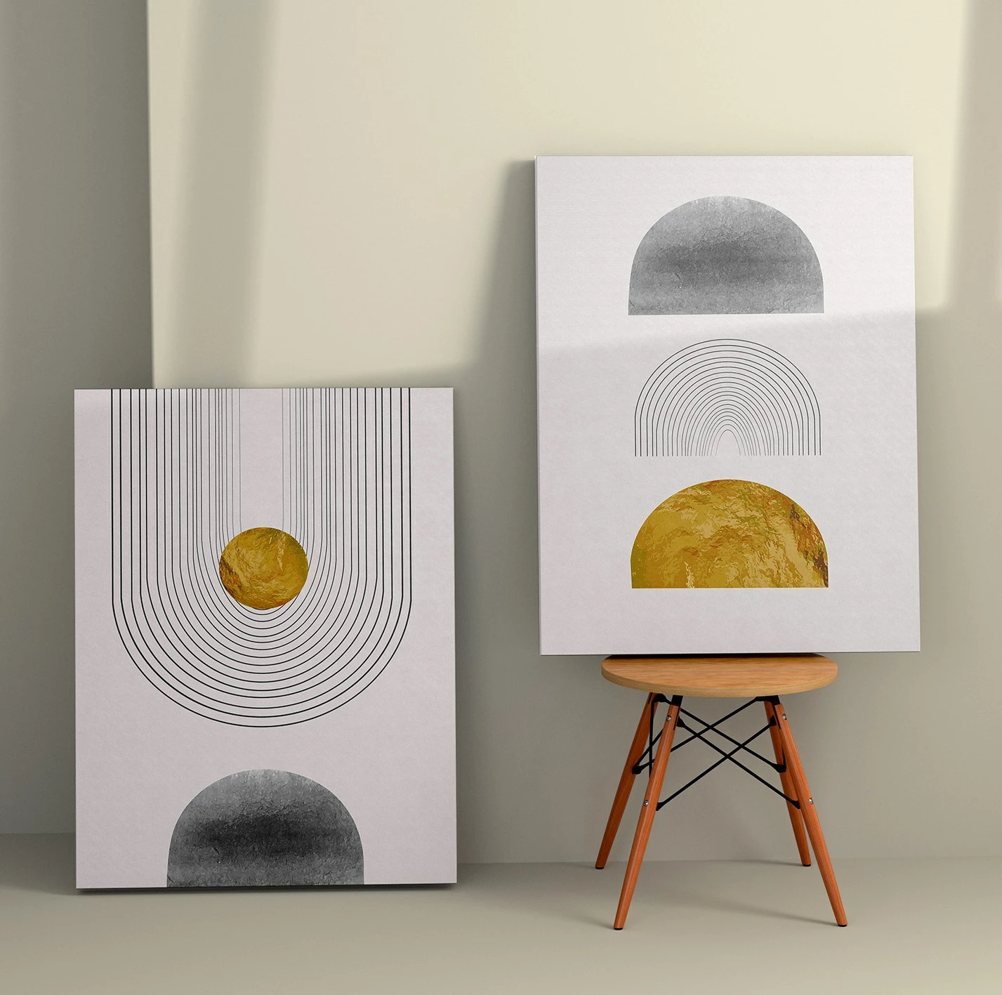 Pikturë dekorative në kanavacë (2 copë), Wallity, 2KNV4257, 50x70 cm