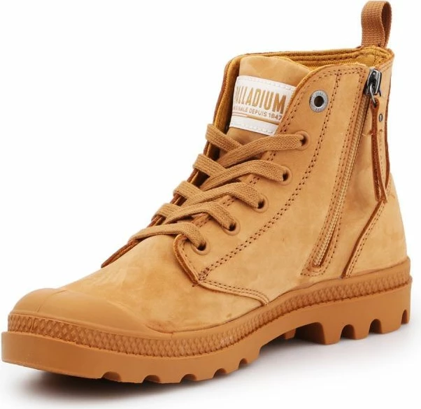 Çizme për femra Palladium, Pampa HI ZIP NBK W, ngjyrë kafe