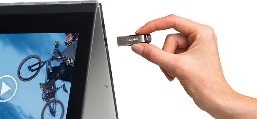 USB flash drive SanDisk Ultra Flair 512 GB, Silver