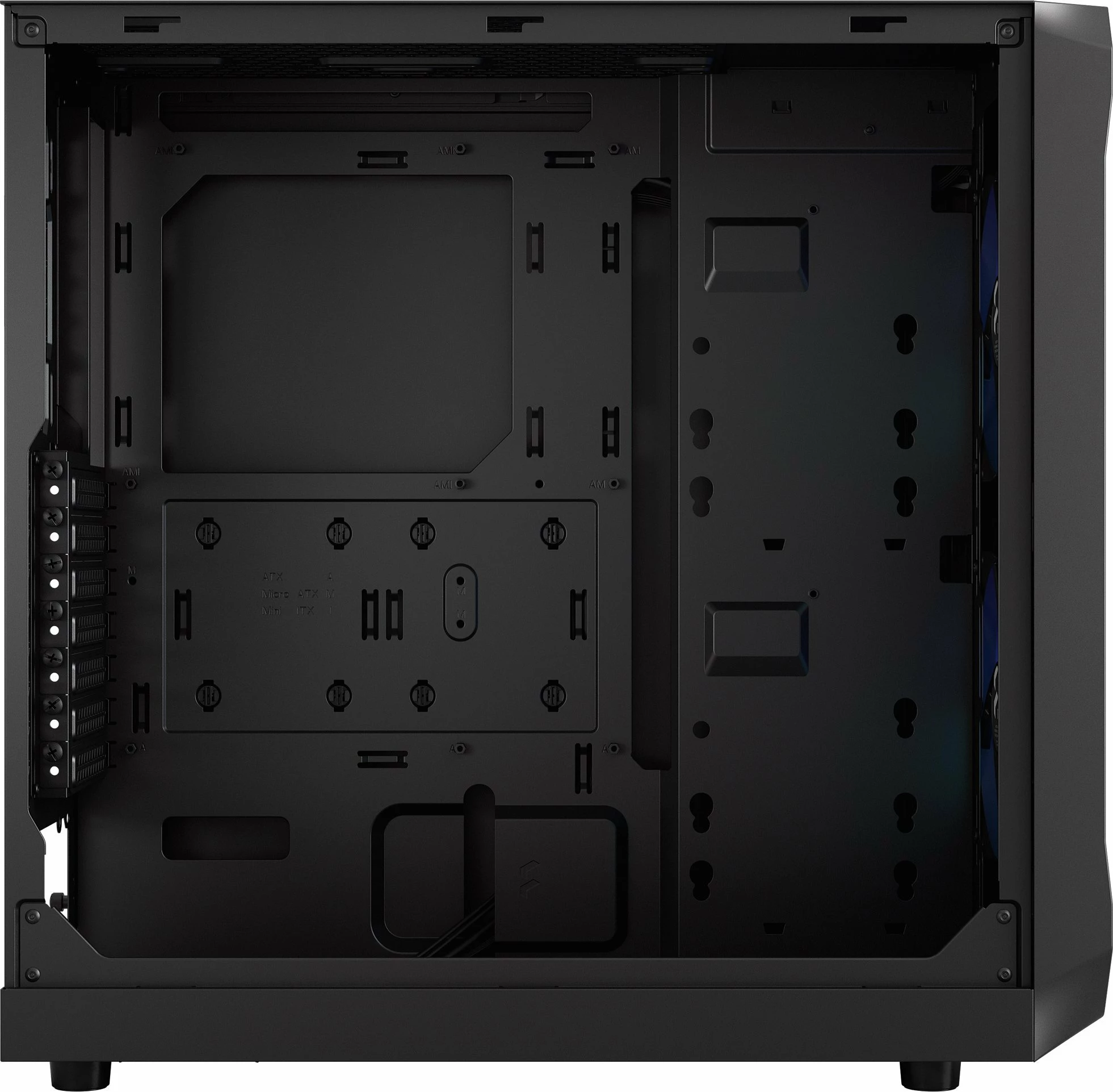 Kasë Fractal Design Focus 2 RGB FD-C-FOC2A-03 Midi Tower, ATX/mATX/Mini-ITX, 2x USB 3.0, e zezë