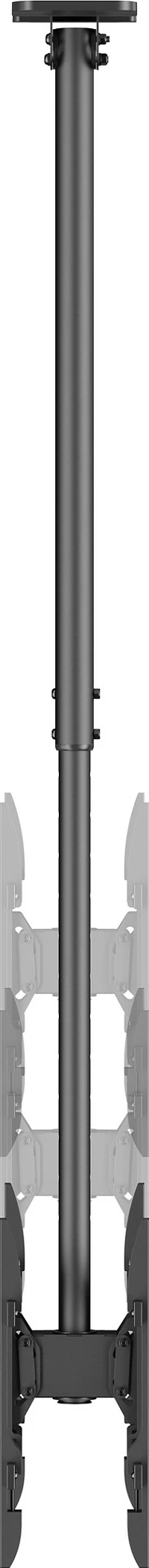 Mbajtëse tavanore për TV/ekran EQUIP 43"-86", dual back-to-back, VESA 600x400, e zezë