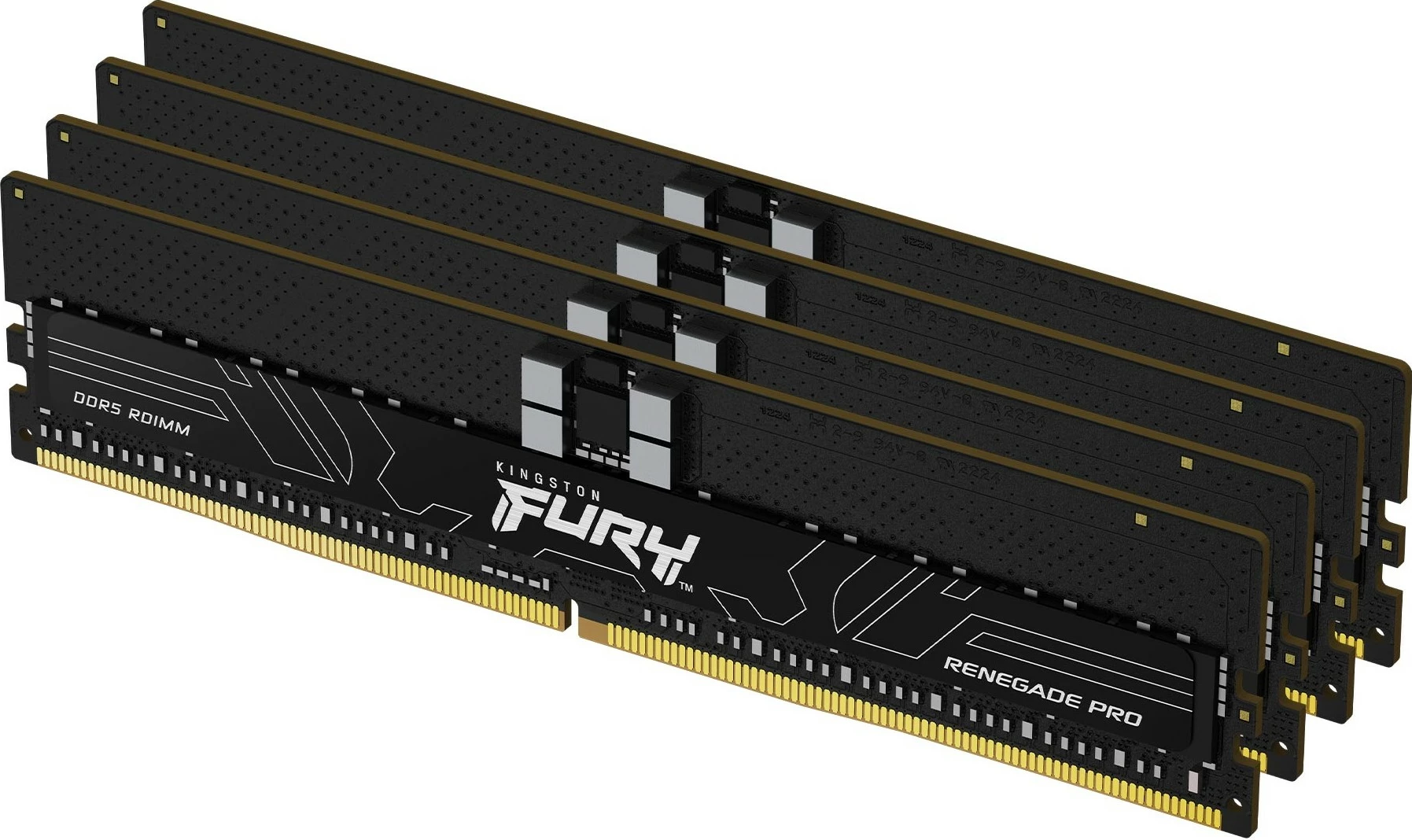 RAM Memorje Kingston FURY Renegade Pro EXPO 128GB (4x32GB) DDR5 6400MT/s ECC Reg DIMM, e zezë